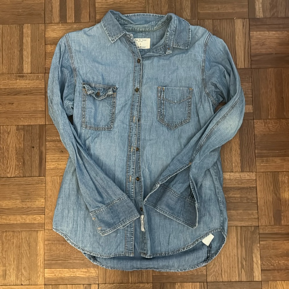 rag & bone chambray shirt